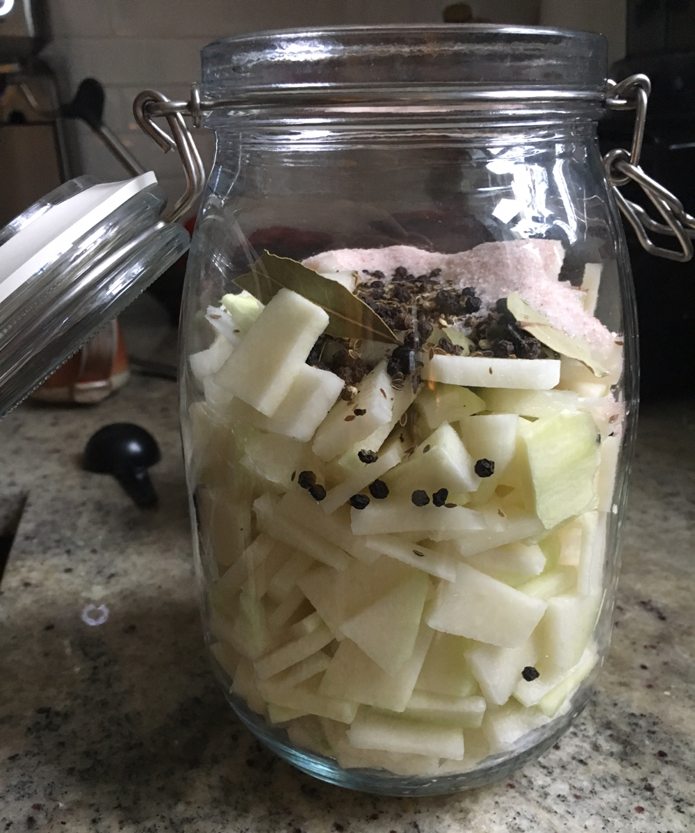 pickled kohlrabi