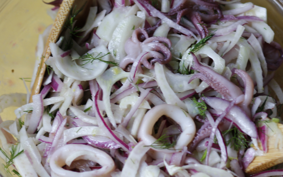 calamari salad