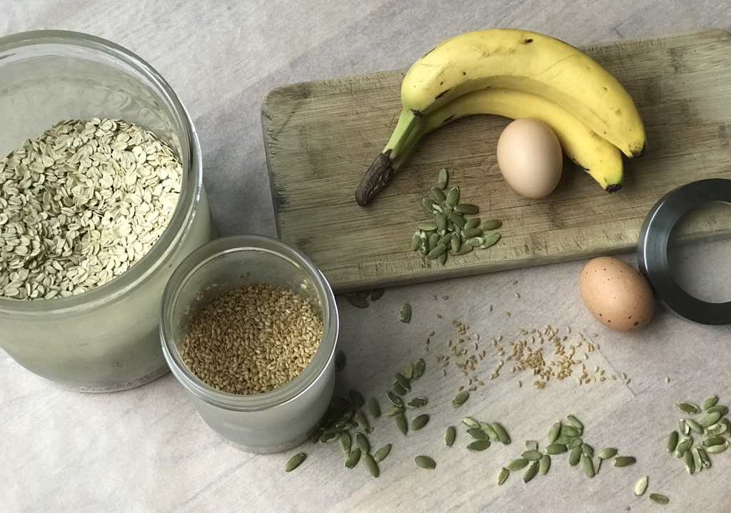 banana bread ingredients