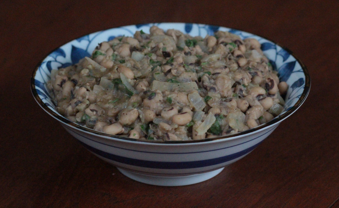 black eyed pea stew in a bowl