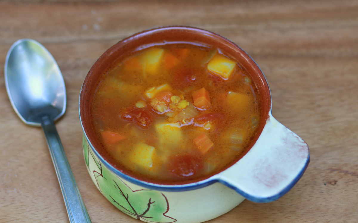 red lentil soup