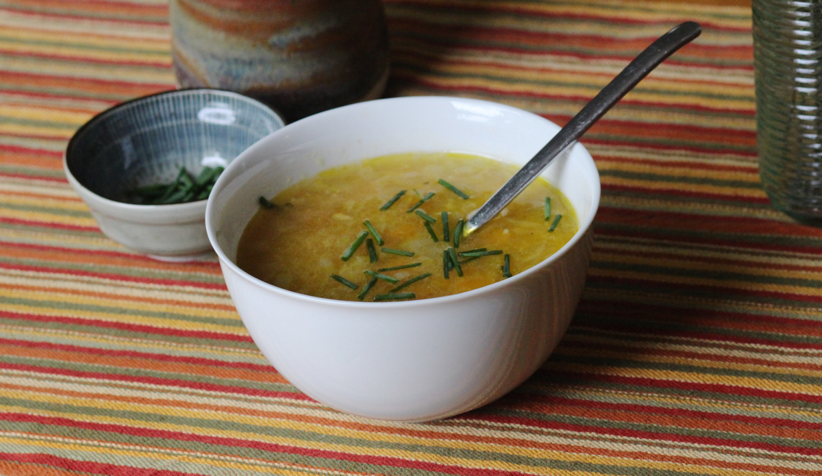 squash and sweet potato soup