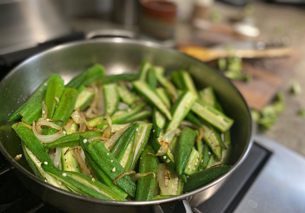 Okra in September